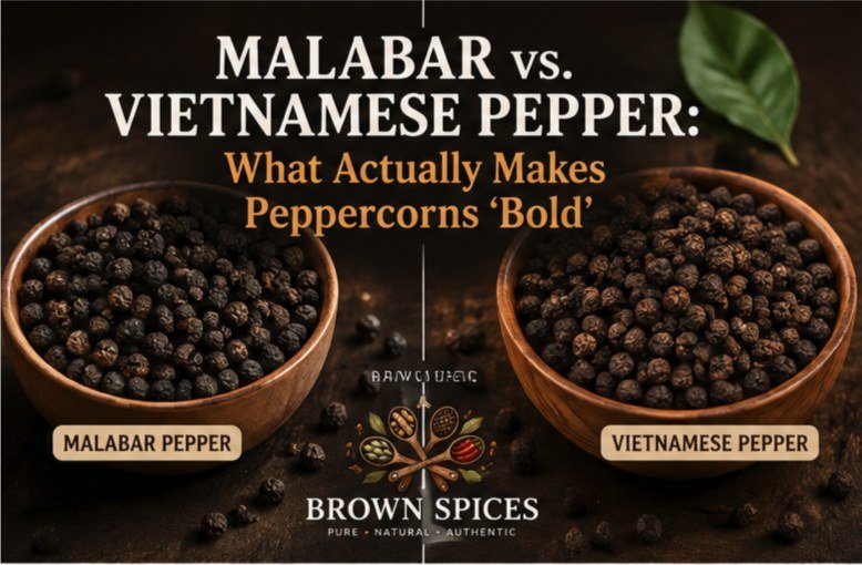 Malabar vs. Vietnamese Pepper: What Actually Makes Peppercorns "Bold"?