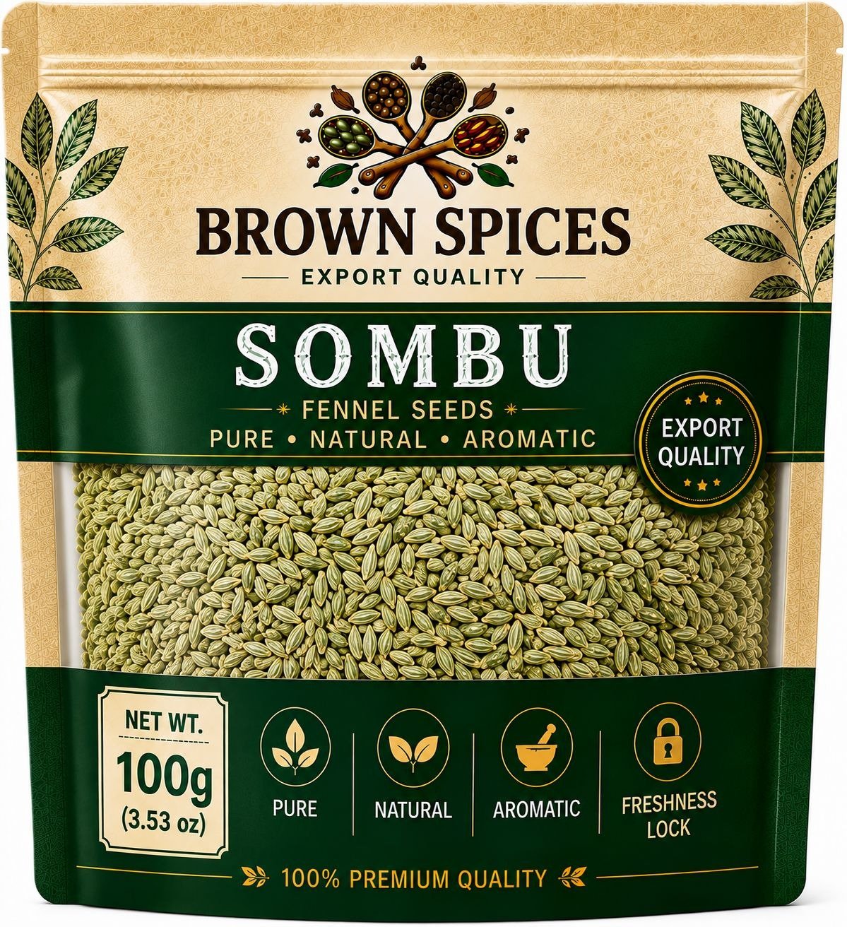 Fennel Seeds (Sombu)